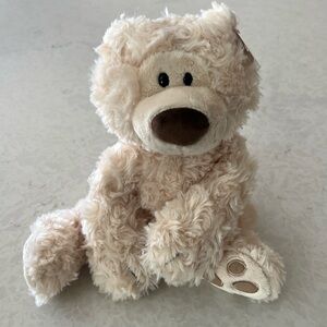 Gund Cream and Brown Stuffed Bear